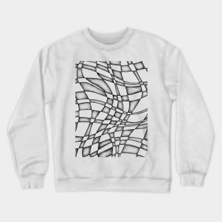 Hand drawn abstract pattern using dotwork Crewneck Sweatshirt